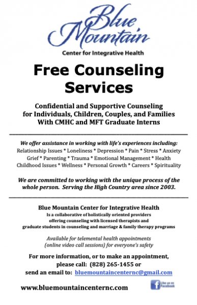 Blue Mountain Center for Integrative Health – Free Counseling with Jane Thibodeau
